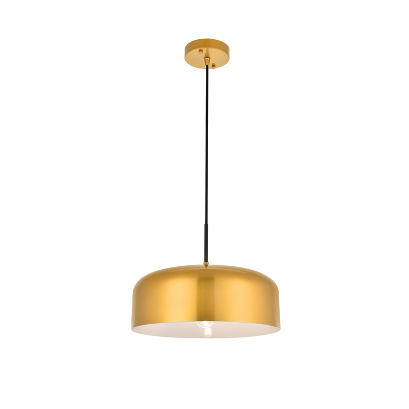 Living District Etude 1 Light Satin Gold Pendant