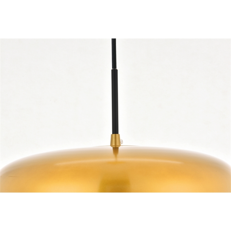 Living District Etude 1 Light Satin Gold Pendant