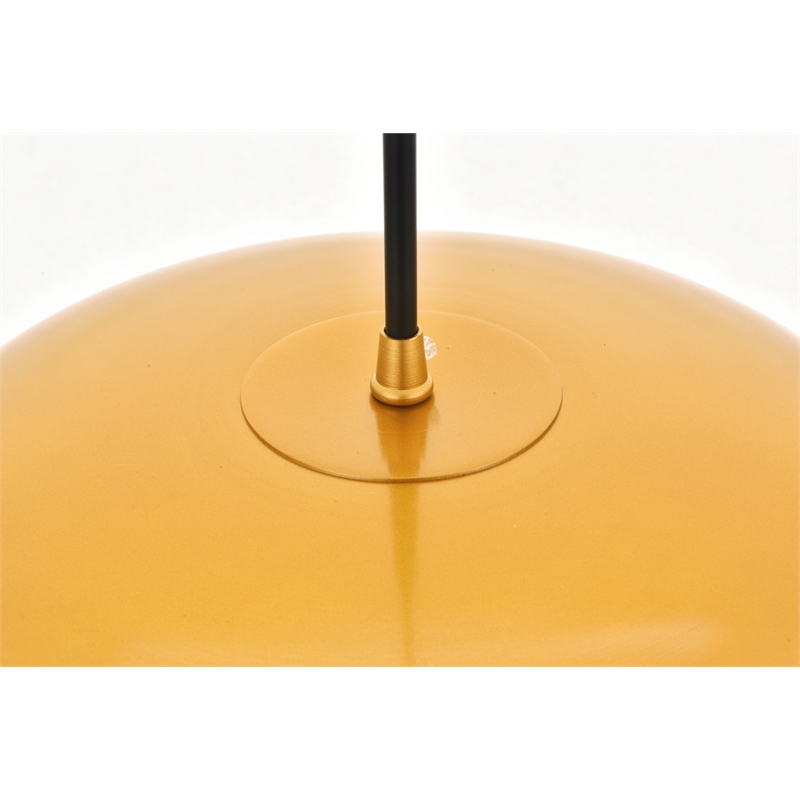 Living District Etude 1 Light Satin Gold Pendant