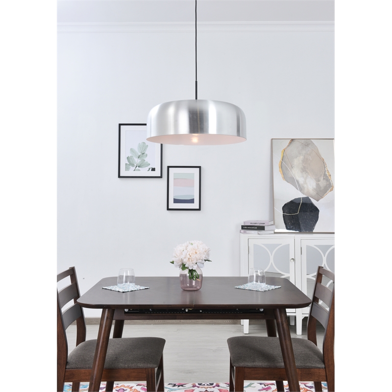 Living District Etude 1 Light Brushed Nickel Pendant