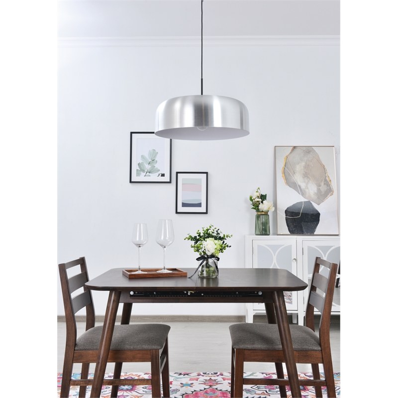 Living District Etude 1 Light Brushed Nickel Pendant