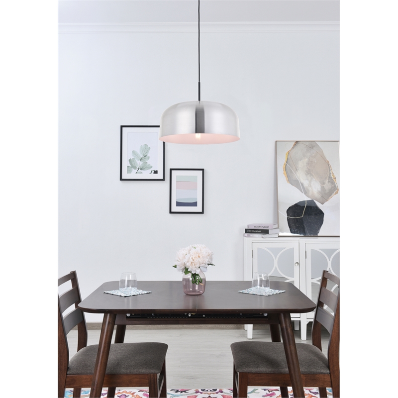 Living District Etude 1 Light Brushed Nickel Pendant