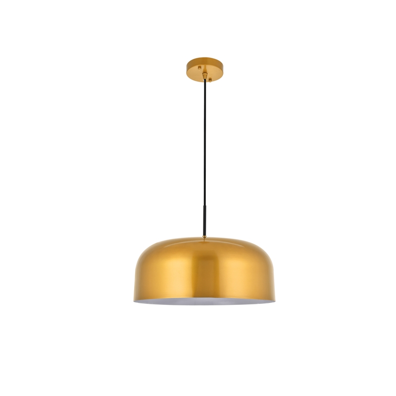 Living District Etude 1 Light Satin Gold Pendant