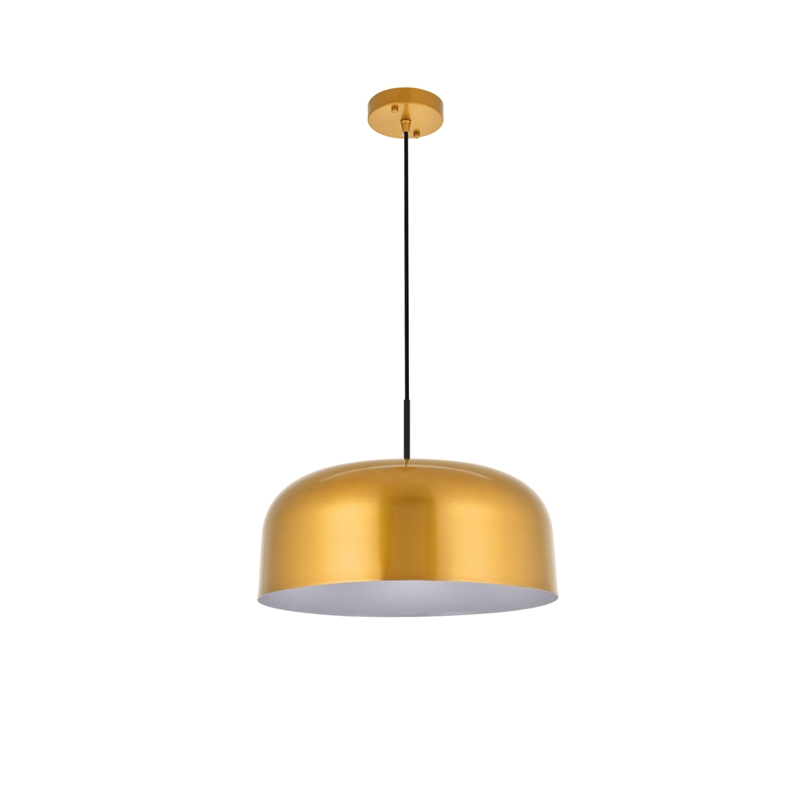 Living District Etude 1 Light Satin Gold Pendant