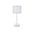Living District Exemplar 1 Light White Table Lamp