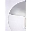 Living District Eclipse 7 Lights Chrome Pendant With Clear Glass