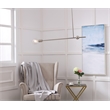 Living District Brees 1 Light Chrome Pendant