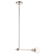 Living District Brees 1 Light Chrome Pendant