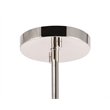 Living District Brees 1 Light Chrome Pendant