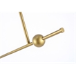 Living District Brees 1 Light Brass Pendant