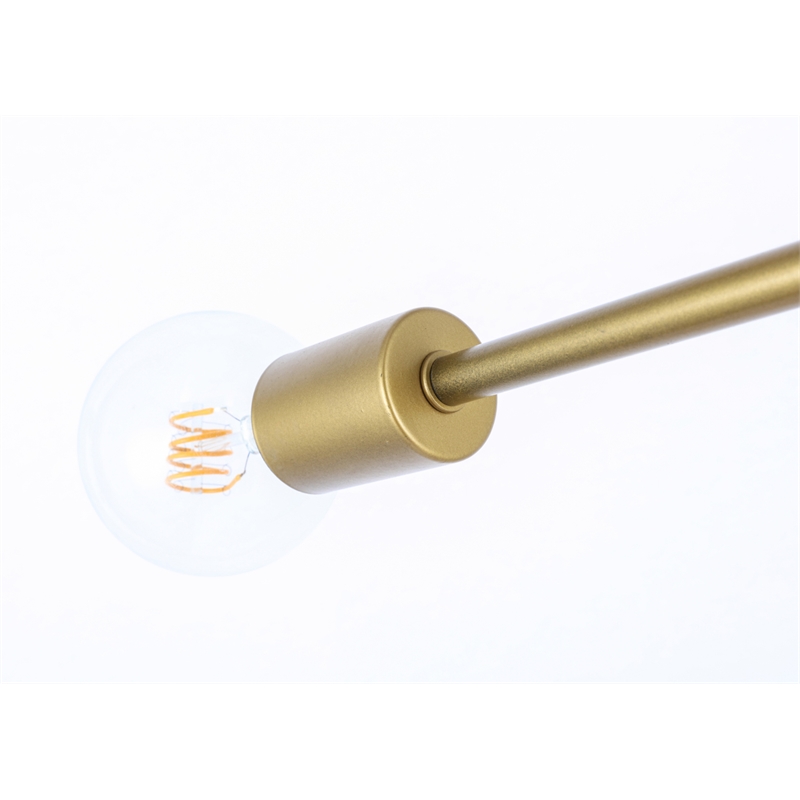 Living District Brees 1 Light Brass Pendant