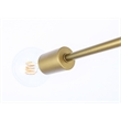 Living District Brees 1 Light Brass Pendant