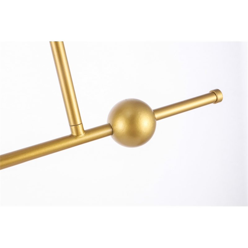 Living District Brees 1 Light Brass Pendant