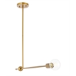 Living District Brees 1 Light Brass Pendant