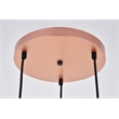 Living District Nora 3 Light Honey Gold Pendant