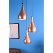 Living District Nora 3 Light Honey Gold Pendant