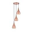Living District Nora 3 Light Honey Gold Pendant