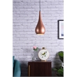 Living District Nora 1 Light Honey Gold Pendant