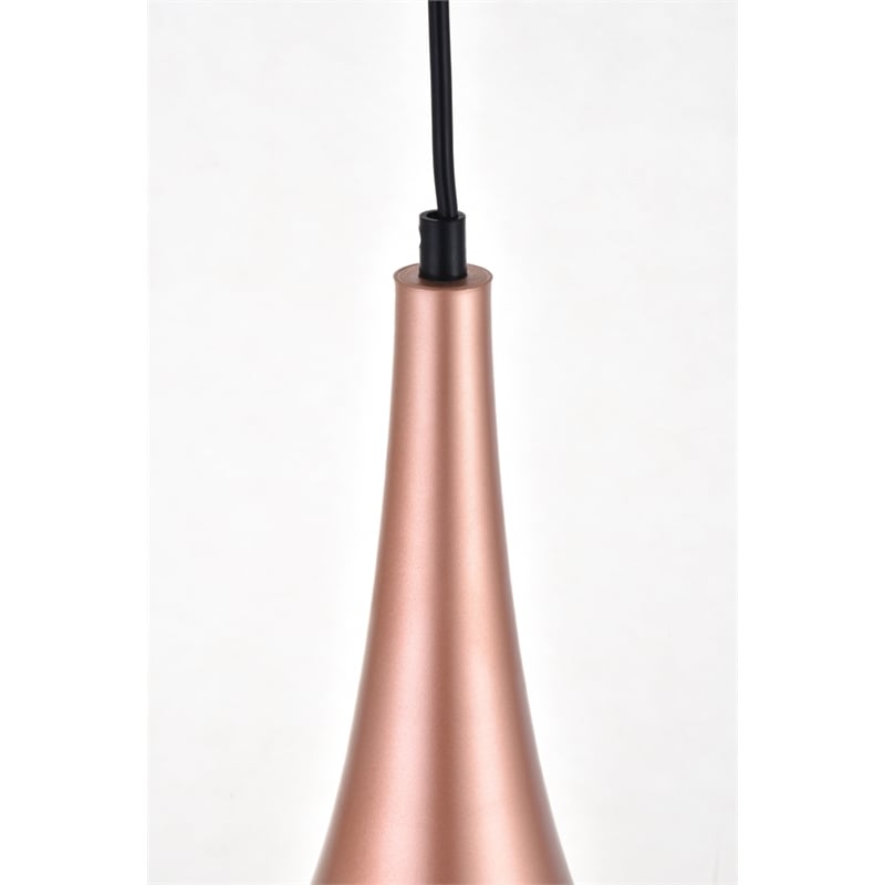 Living District Nora 1 Light Honey Gold Pendant