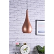 Living District Nora 1 Light Honey Gold Pendant