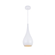 Living District Nora 1 Light White Pendant