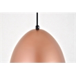 Living District Circa 1 Light Honey Gold Pendant
