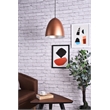 Living District Circa 1 Light Honey Gold Pendant