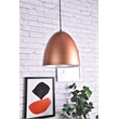 Living District Circa 1 Light Honey Gold Pendant