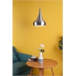 Living District Circa 1 Light Burnished Nickel Pendant