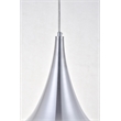 Living District Circa 1 Light Burnished Nickel Pendant