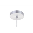 Living District Circa 1 Light Burnished Nickel Pendant
