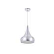 Living District Circa 1 Light Burnished Nickel Pendant
