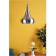 Living District Circa 1 Light Burnished Nickel Pendant
