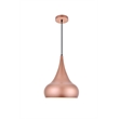 Living District Circa 1 Light Honey Gold Pendant