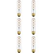 Elitco Lighting Nostalgic 6W 2200K Vertical Helix LED Light Bulb (Set of 6)
