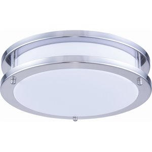 Elitco Lighting Ripple 12&quot Round 15W 3000K LED Double Ring Ceiling Flush Mount