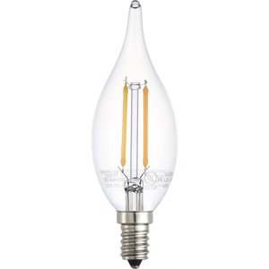 Elitco Lighting Odeya 4.11&quot 2.5W 3000K Clear Glass LED Light Bulb (Set of 10)