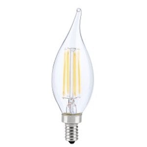 Elitco Lighting Jovi 4.11&quot 6W 5000K CA10 Clear Glass LED Light Bulb (Set of 10)