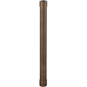 Elitco Lighting Aera 12&quot Metal Landscape Extension Riser Stem in Antique Brass