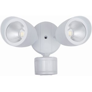 Elitco Lighting Aegis 20W 5000K LED Aluminum Framed Security Light in White