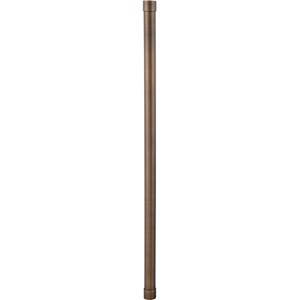 Elitco Lighting Aera 24&quot Metal Landscape Extension Riser Stem in Antique Brass