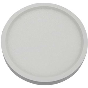 Elitco Lighting 7&quot 10W 3000K Slim Recessed LED Disk Light in White (Set of 4)