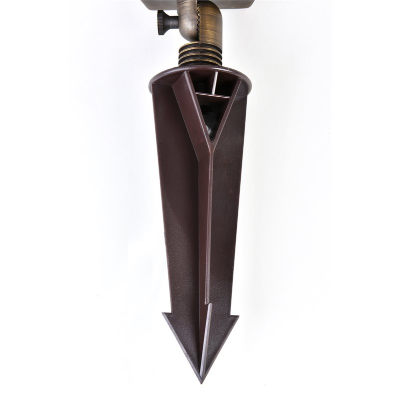 Elitco Lighting Aera Traditional Cast Brass Flood Light in Antique Brass