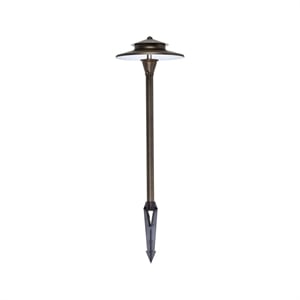 Elitco Lighting Traditional Outdoor Cast Brass Path Light in Antique Brass