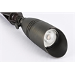 Elitco Outdoor 12V Cast Brass Spot Light 3Inch W X 8.5Inch H Dark Bronze Spring