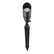 Elitco Outdoor 12V Cast Brass Spot Light 3Inch W X 8.5Inch H Dark Bronze Spring
