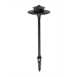 Elitco Outdoor 12V Cast Brass Tier Path Light 9Inch W X 24Inch High Dark Bronze