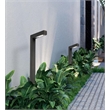 Elitco Outdoor 12V Cast Brass Path Light 5.25Inch W X 22Inch High Dark Bronze