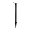 Elitco Outdoor 12V Cast Brass Path Light 5.25Inch W X 22Inch High Dark Bronze