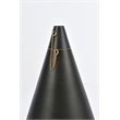 Elitco Outdoor 12V Cast Brass Torch Light 8Inch W X 24Inch High In Dark Bronze
